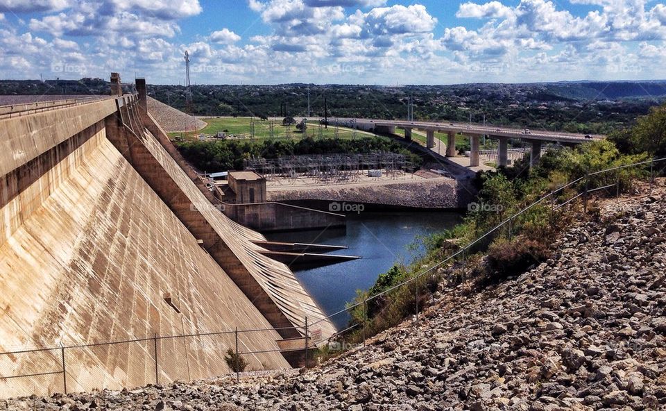 Mansfield Dam at Lake Travis