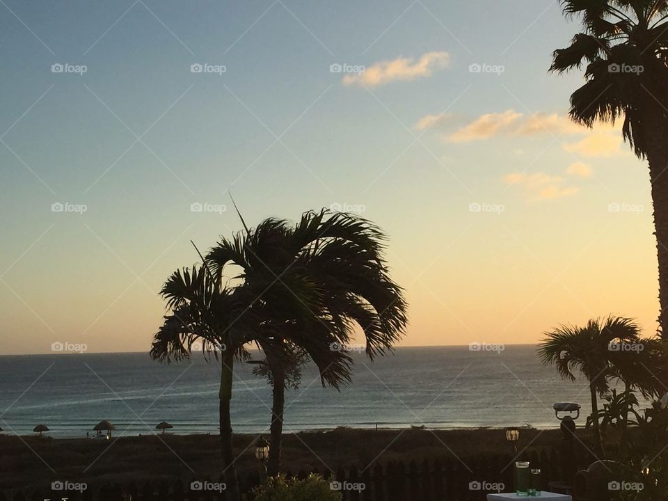 Sunset in Aruba