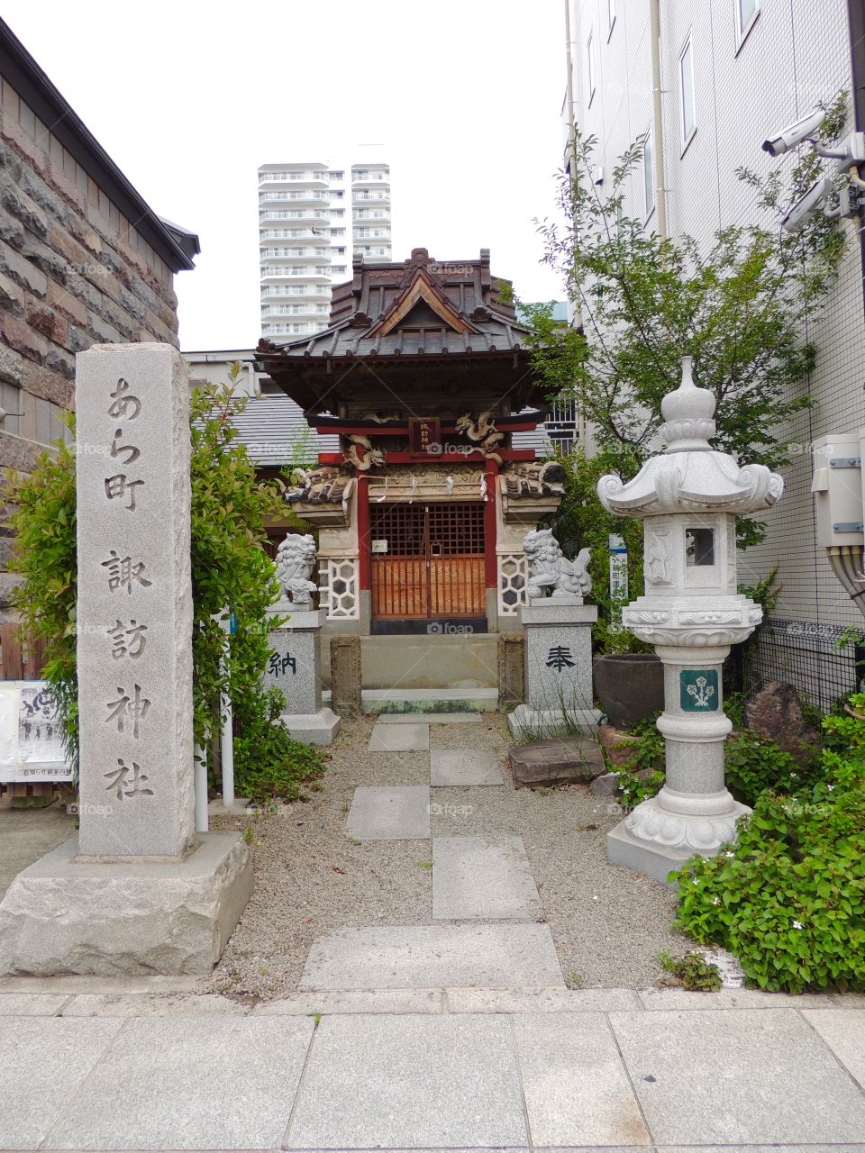 Temple in the street