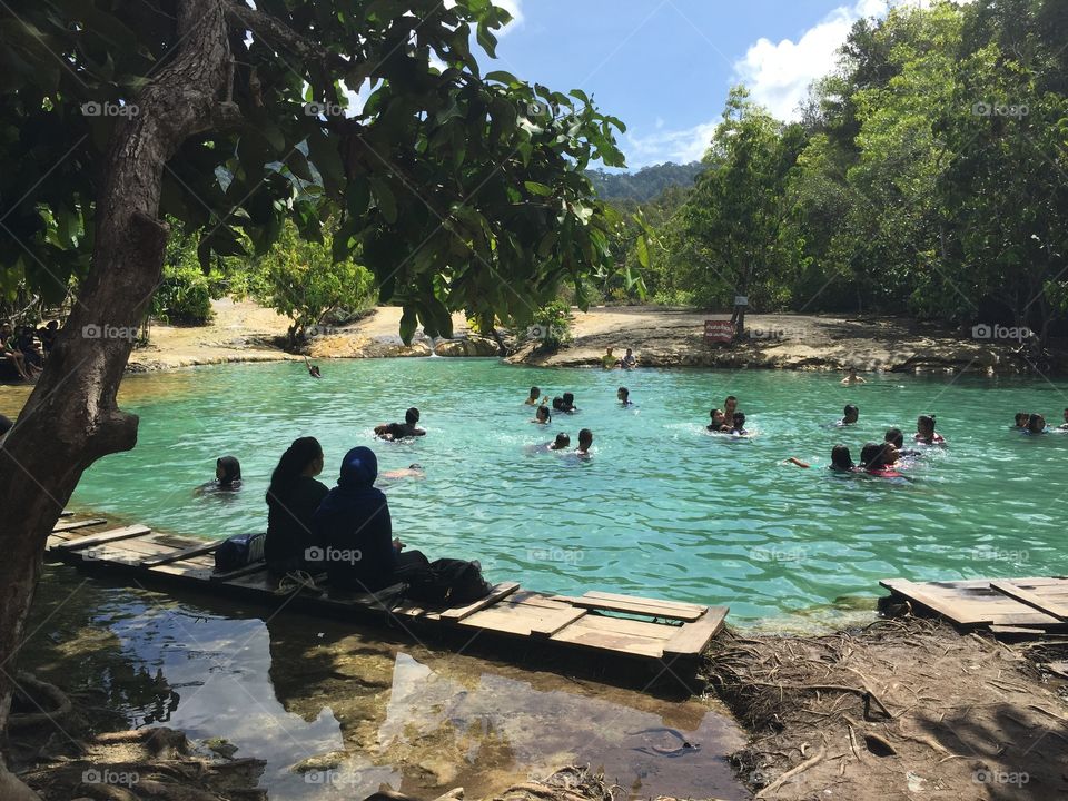 Emerald pool at Krabi