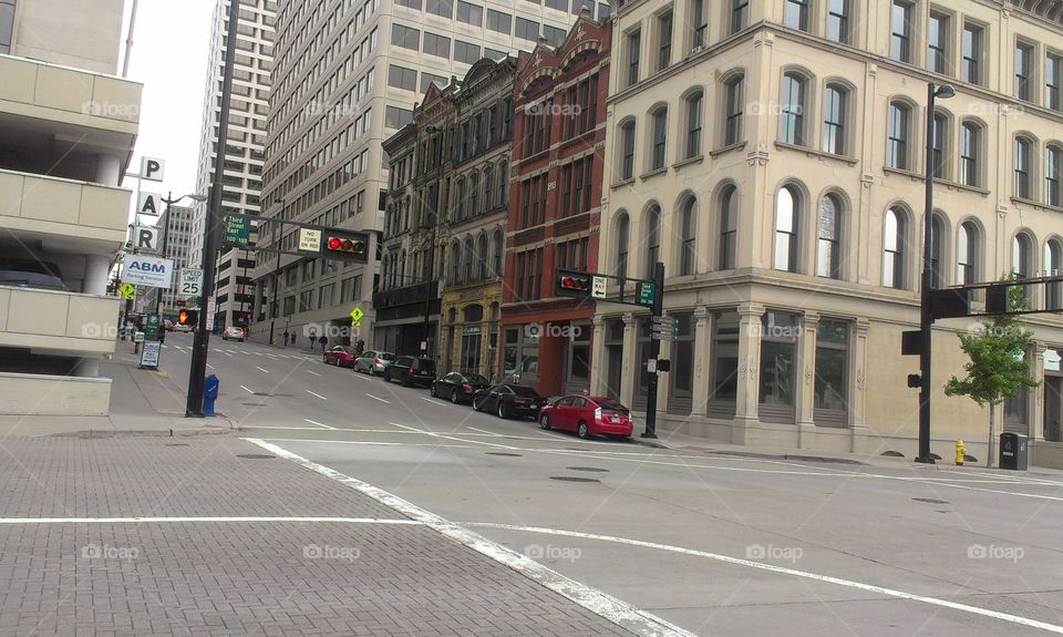 street. downtown Cincinnati