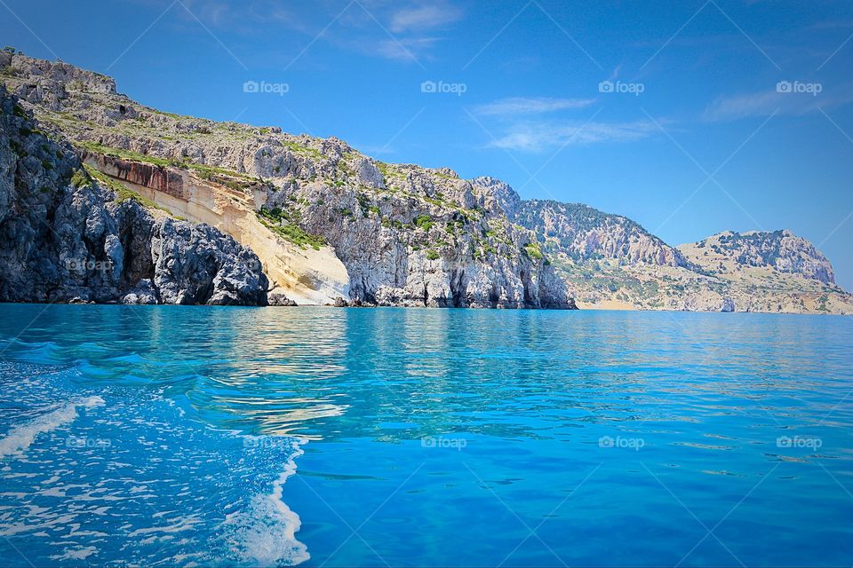 No words. Beautiful waters of Rhodos island 