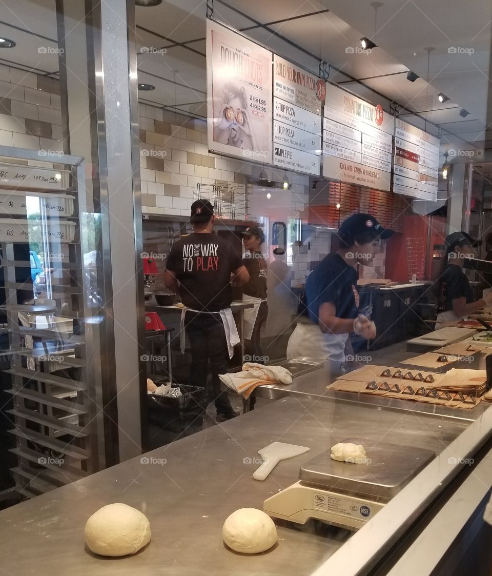 At Blaze Pizza