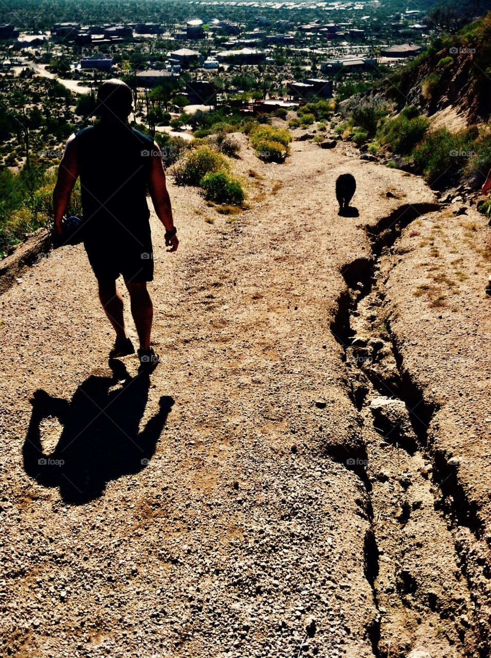 Hiking on thunder mountain 