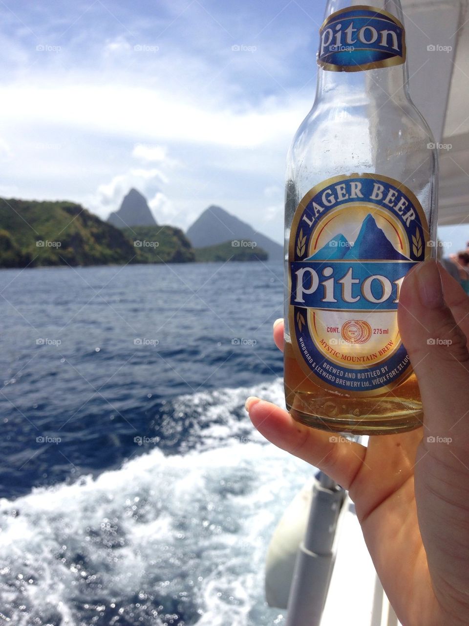 Piton Beer in St. Lucia