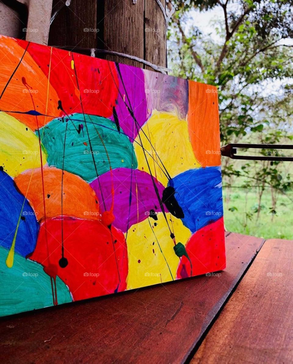 Love for art and colors