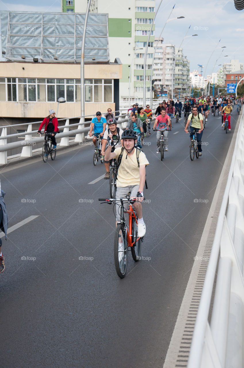 Bicycle on the bridge