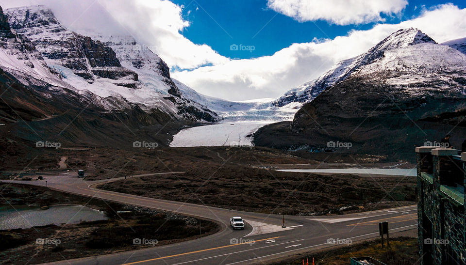 Columbia Icefield Glacier, Alberta, Canada