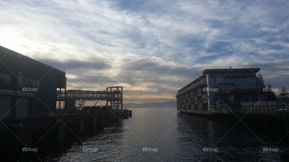 Seattle February sky 