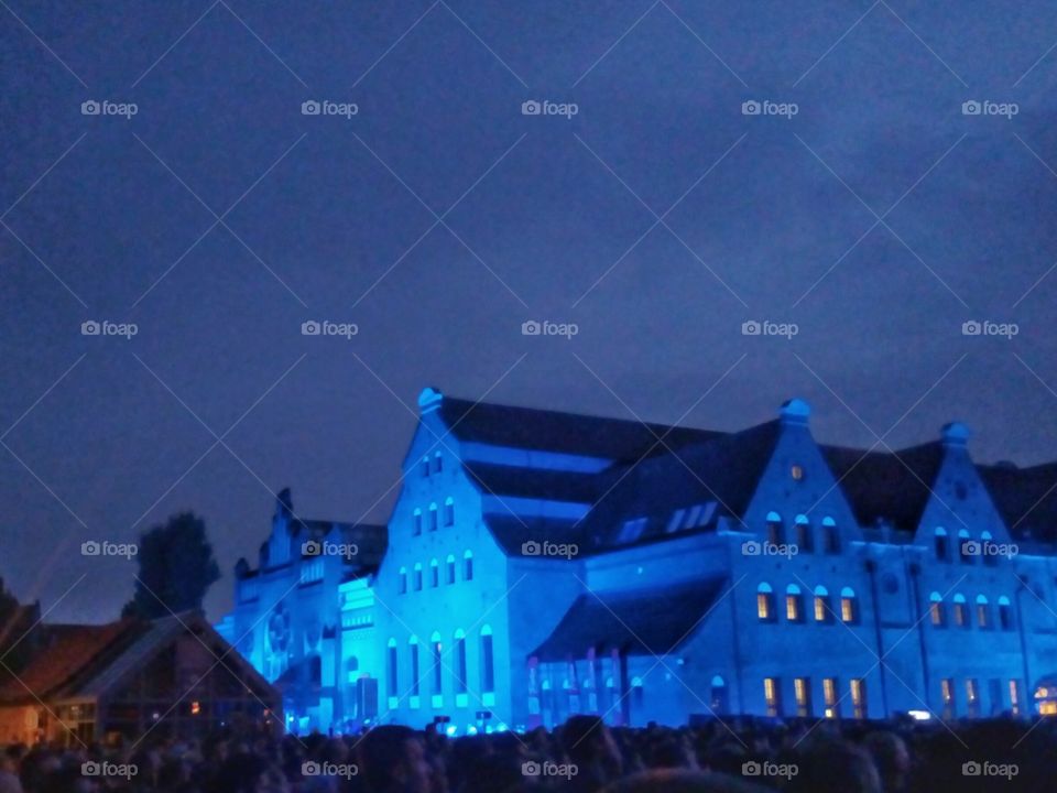 philharmonic at night