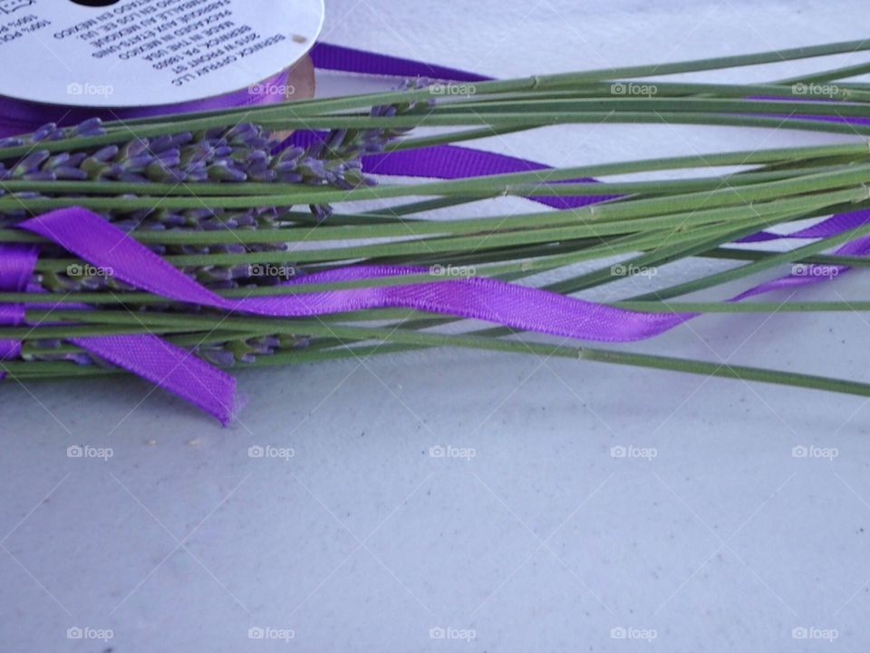 Making a lavender wand