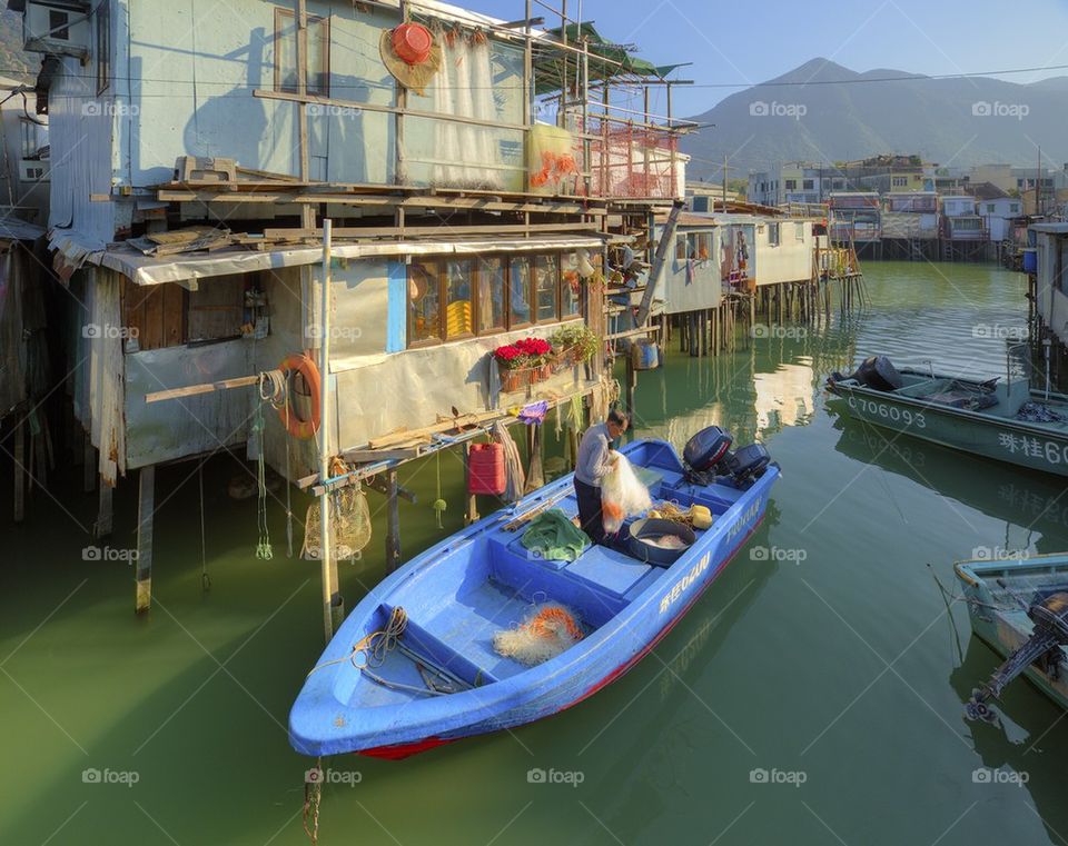 Tai O fisherman