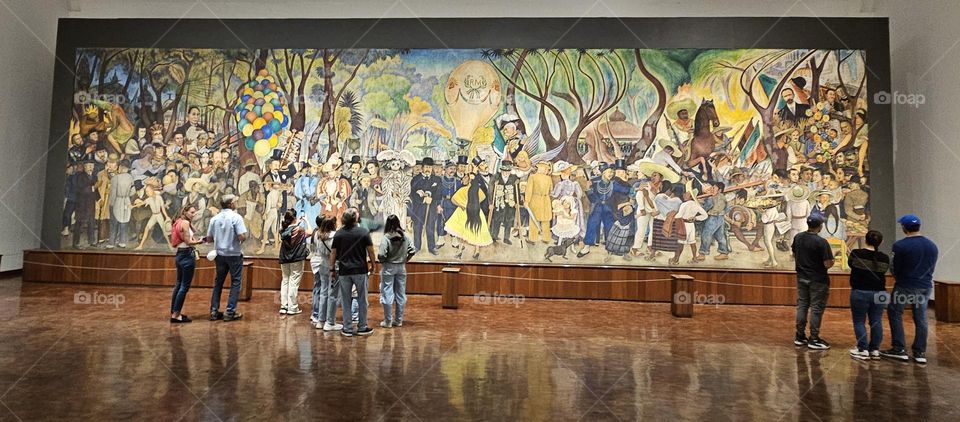 fresque de Diego Rivera