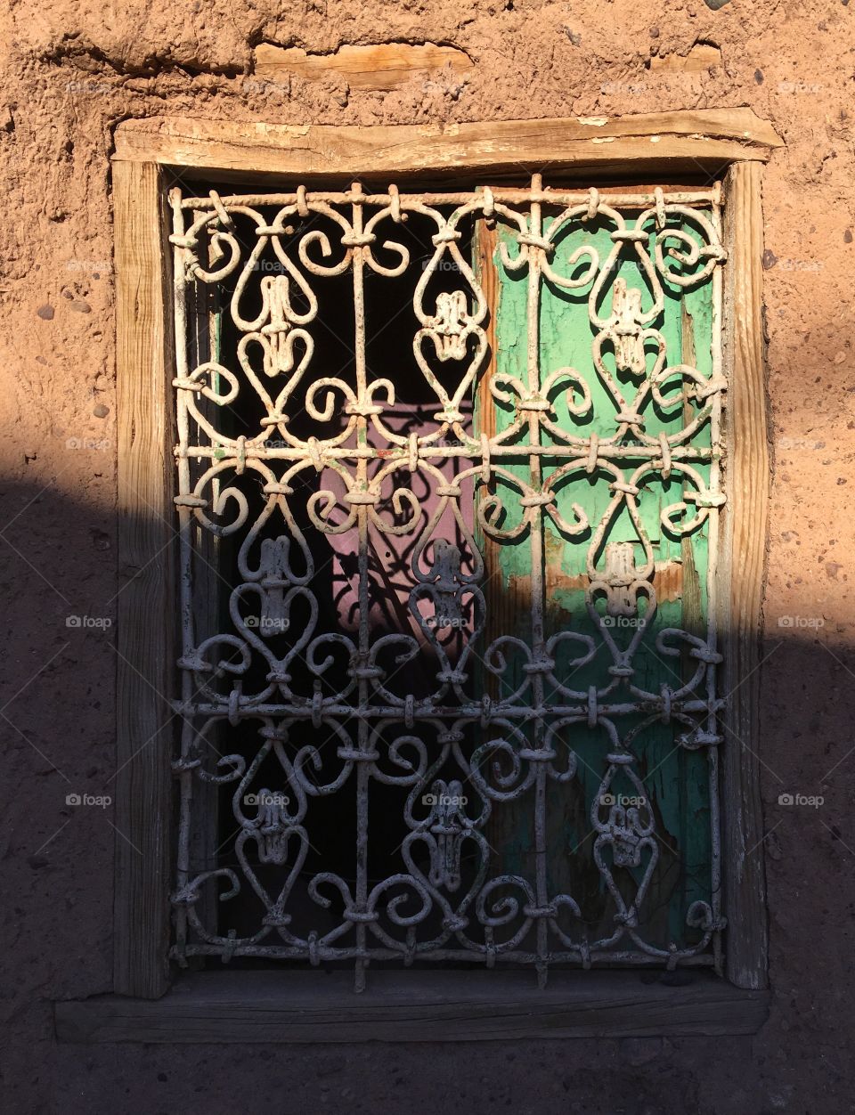 Old iron window 