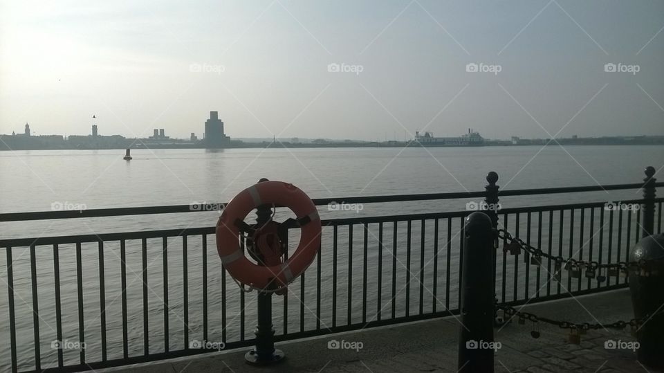 A lovely view from the Liverpool docks. 