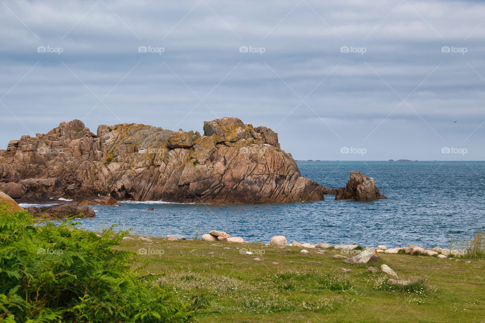 view of the coast of the sea