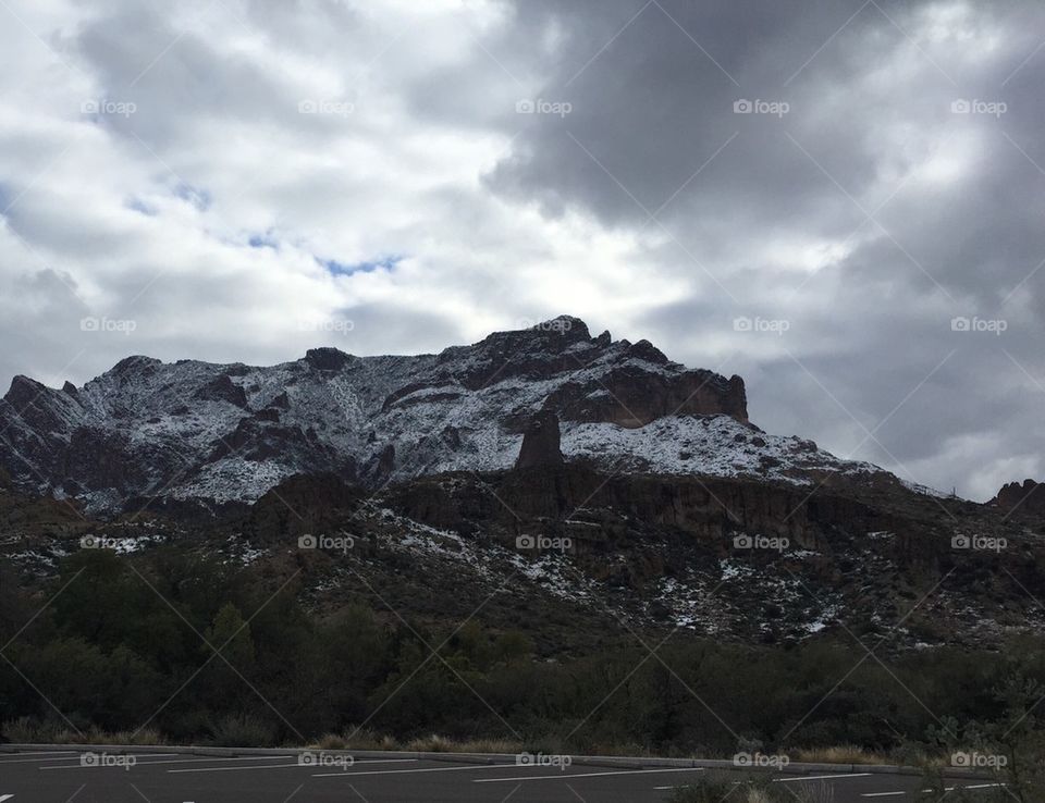 Snow Covered Mountain