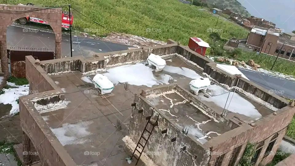 Glory be to God, the magnificent and picturesque view and the natural green trees are a view that is nothing more wonderful than it