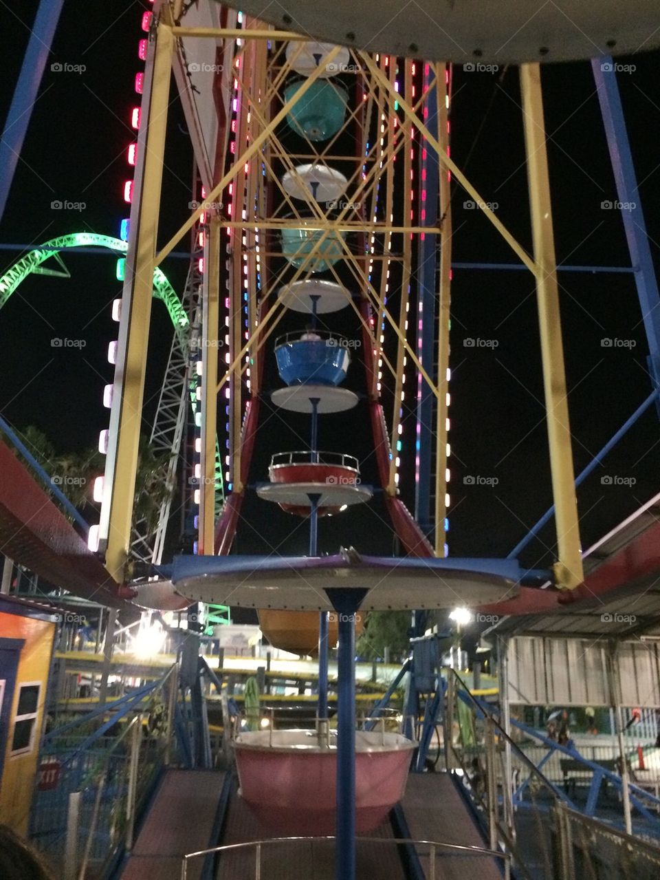 Carnival Ferris wheel 