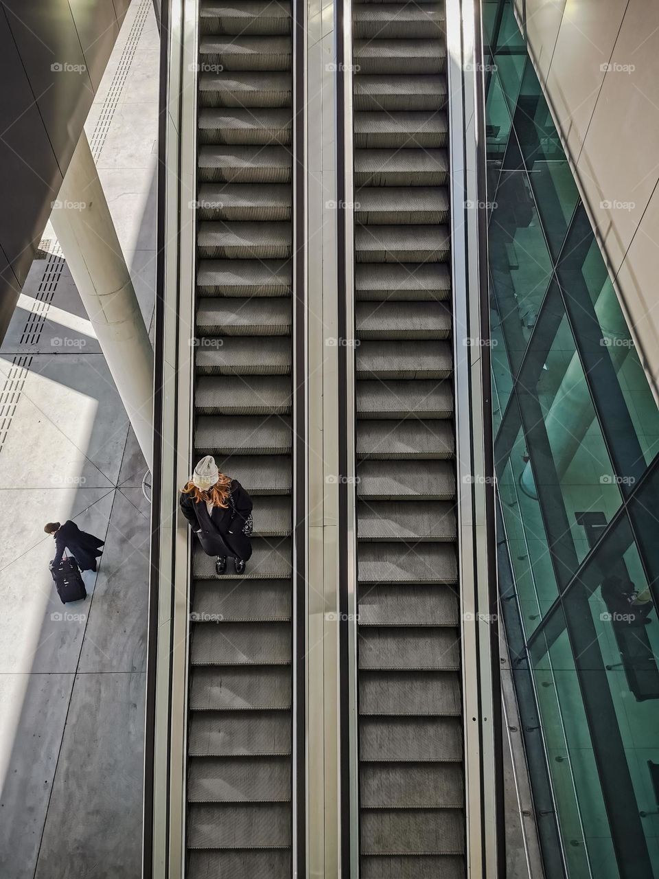 Architecture at Airport near Zagreb city, Croatia