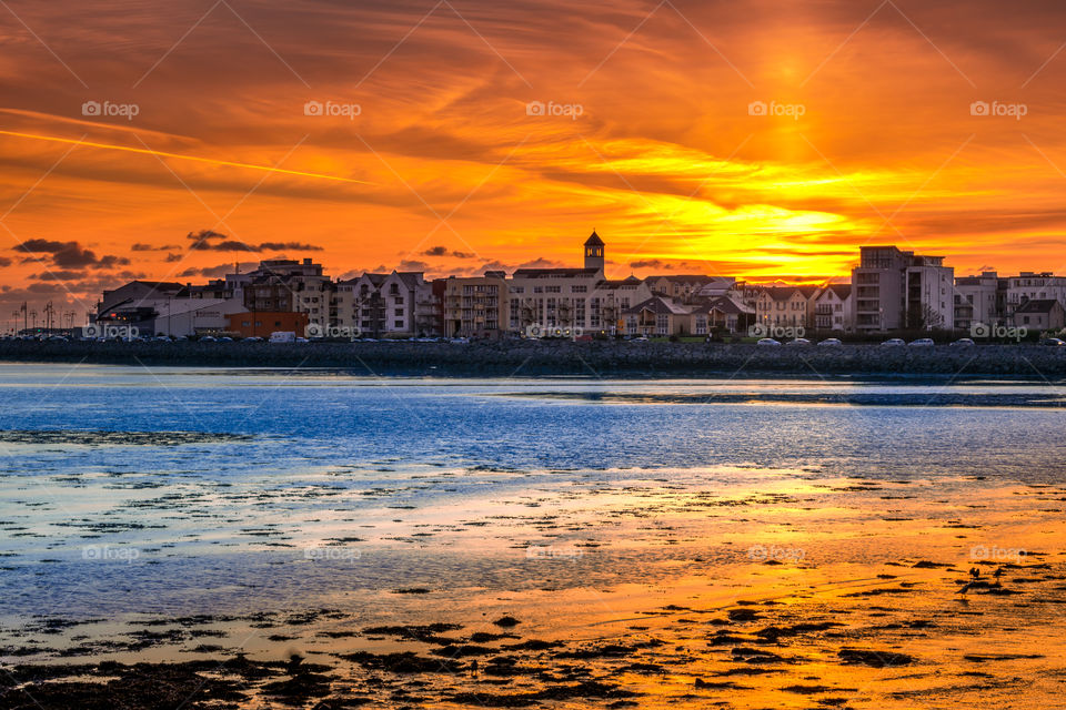 Salthill sunset, Galway