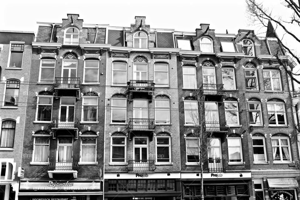 Windows . Amsterdam architecture