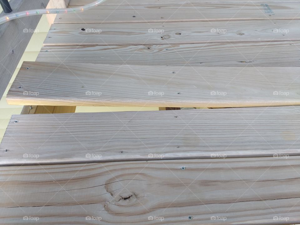 raised board on our deck