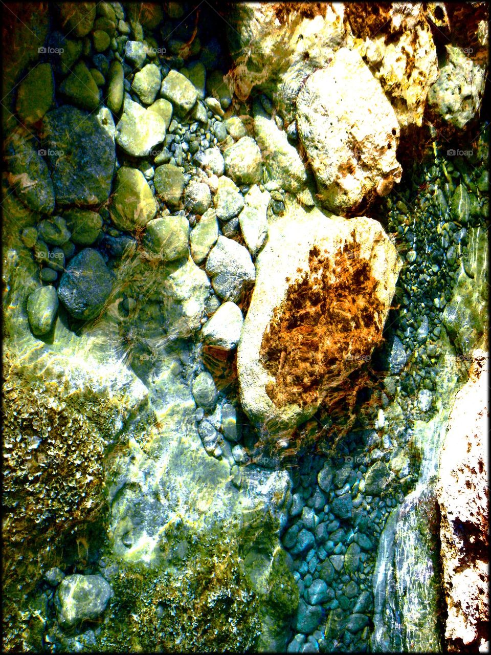 Colorful sea rocks close up background summer feeling traveling exploring Greece beautiful beach amazing summer mood trippy beauty
