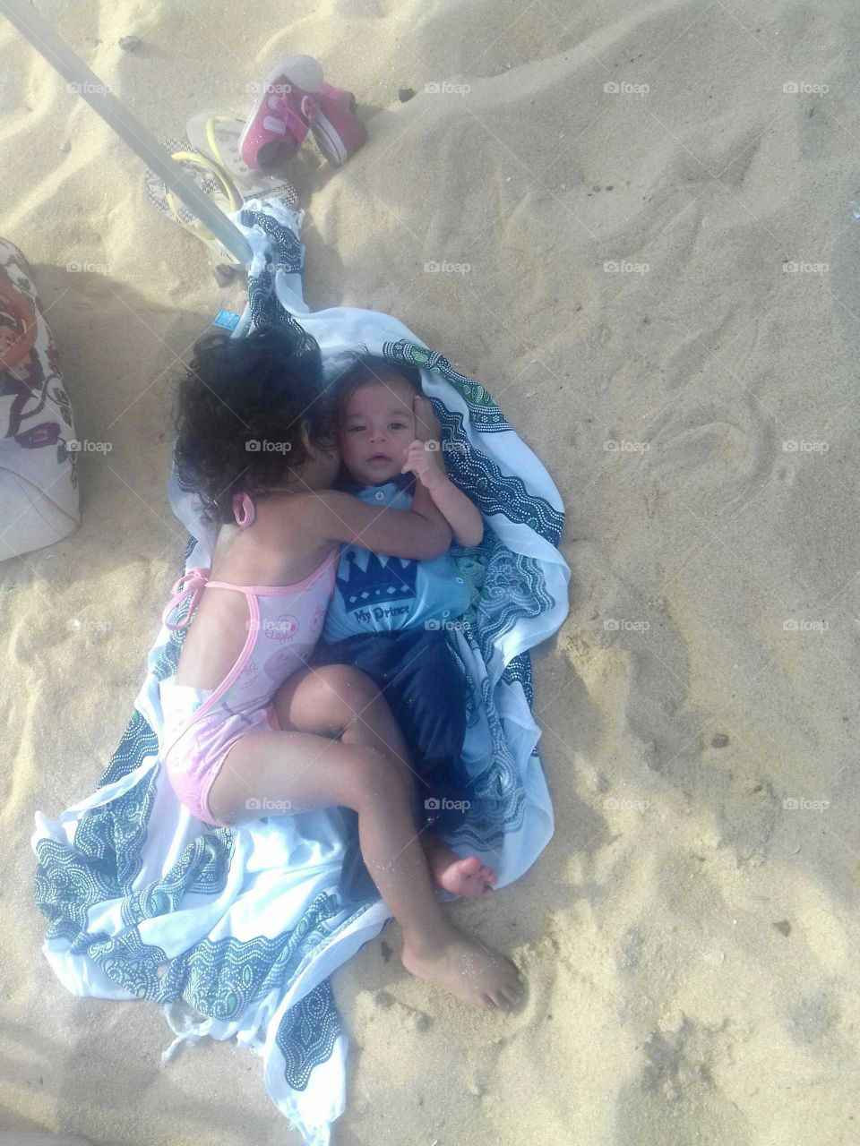 Child, People, Water, Beach, Sand
