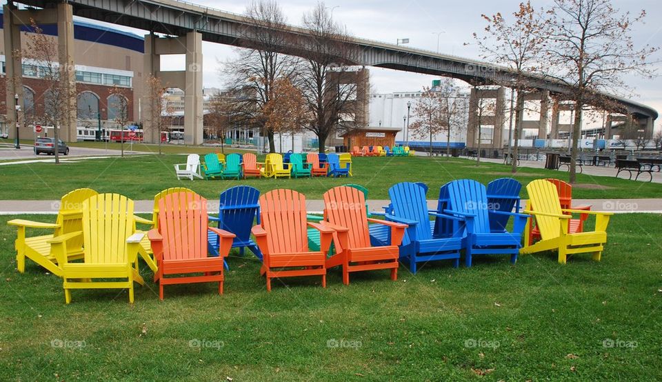 Adirondack chairs