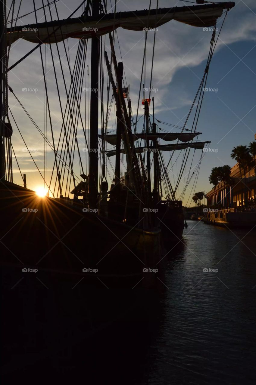 Nina and pinta replica channel side Tampa 