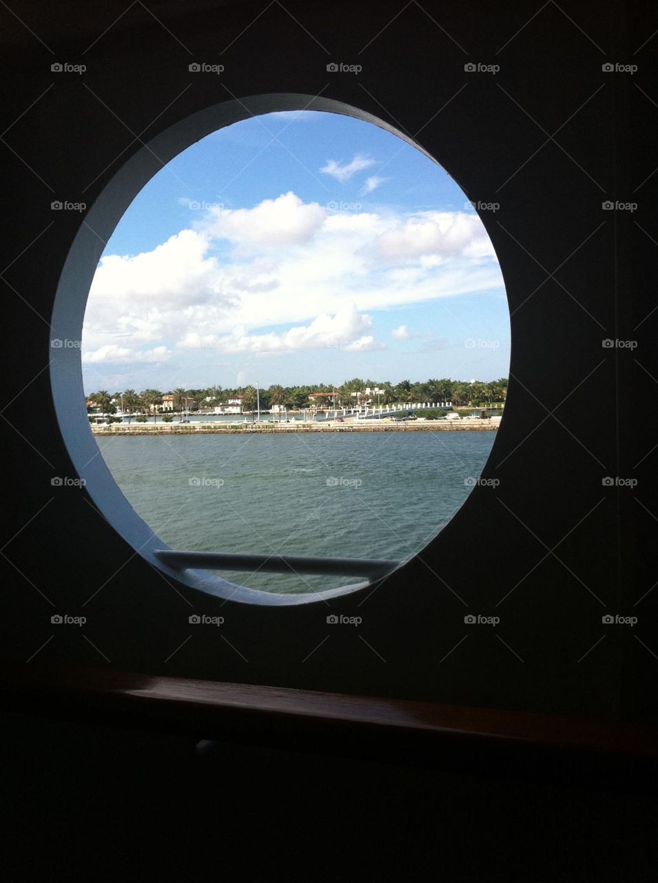 Portal Window view from the Norwegian Cruise 🚢 Bahamas.