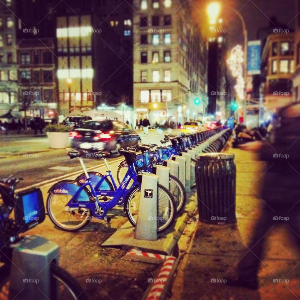 Bikes at Union Square