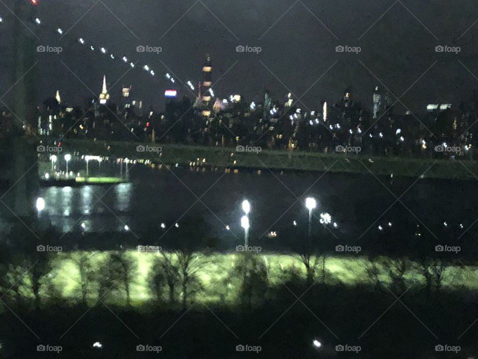 New York City at night 