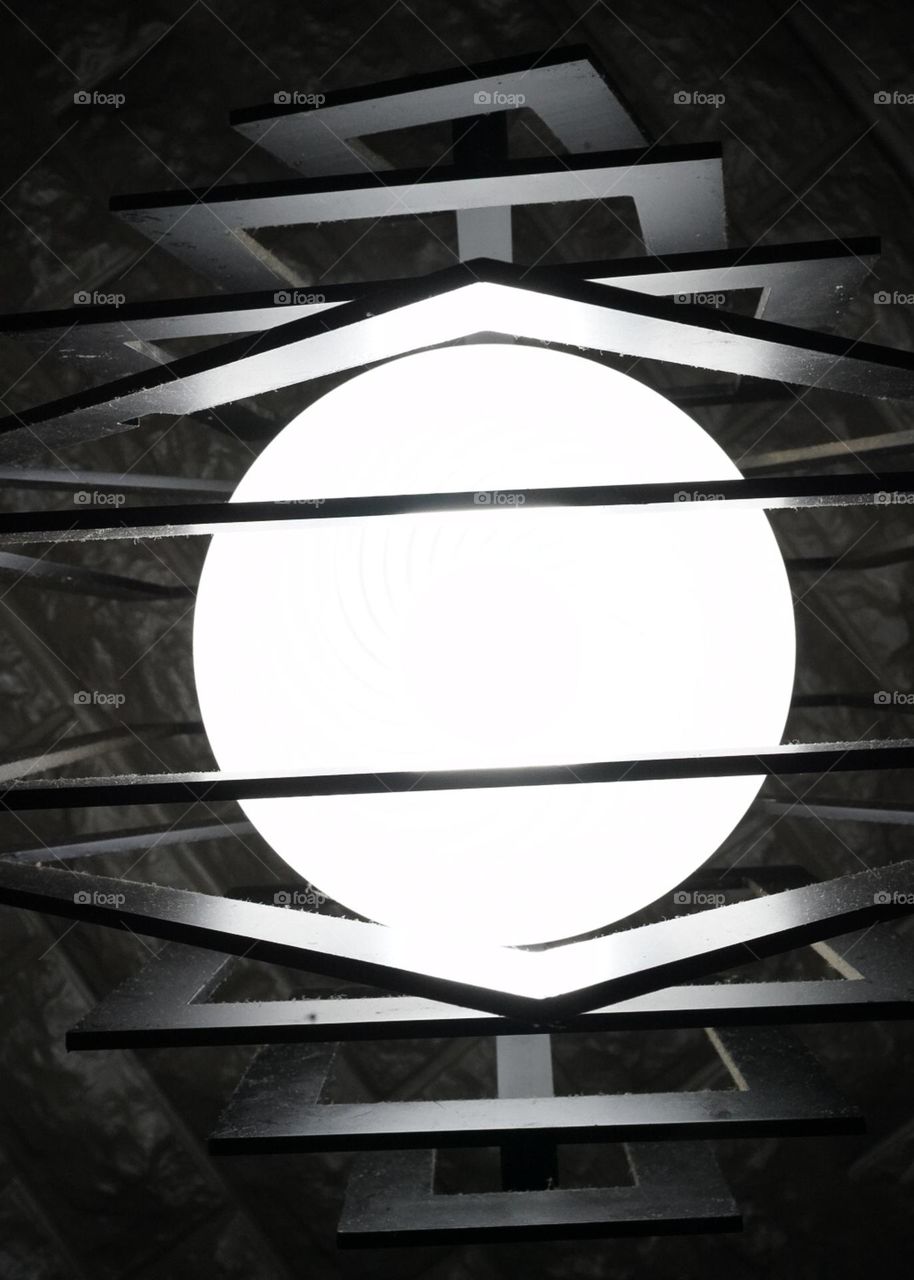 sun light frames geometry art design night