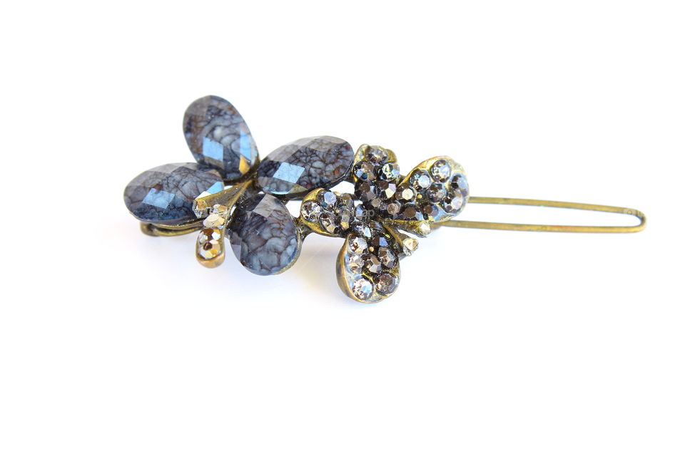 miniature hair clip jewelry