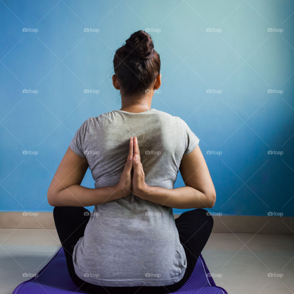 Hatha yoga is one of the popular these times.Have you tried joining your hands behind your back.Try it😊