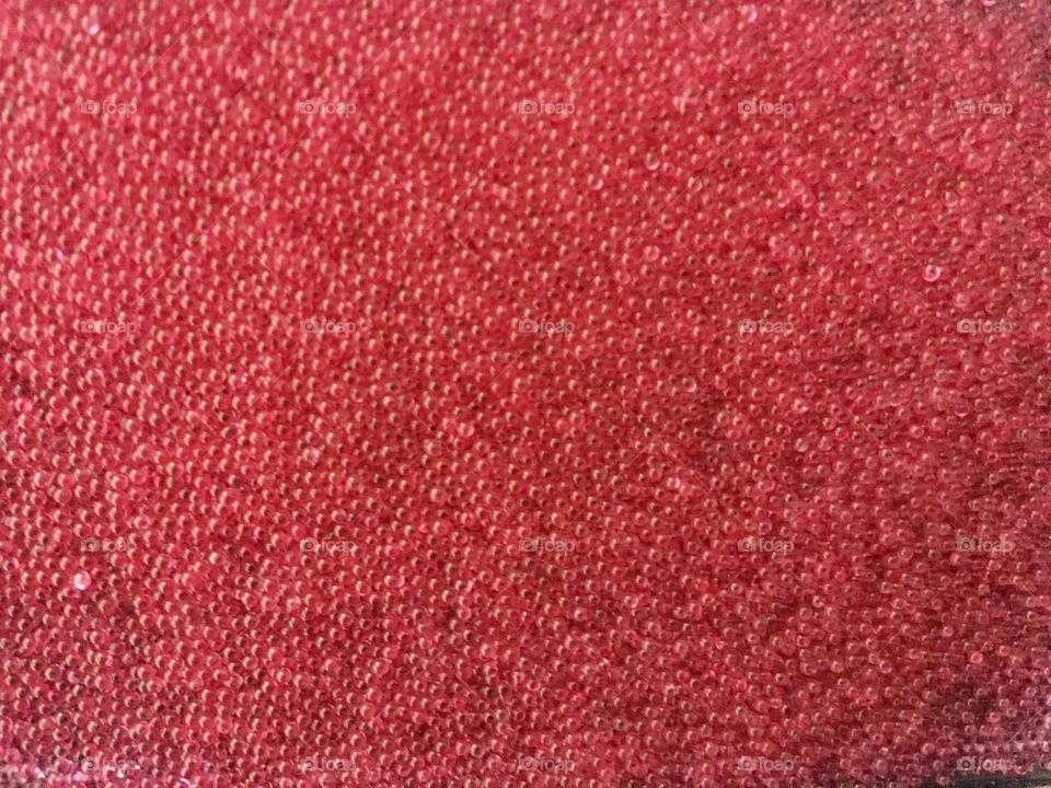 Tiny red beads 