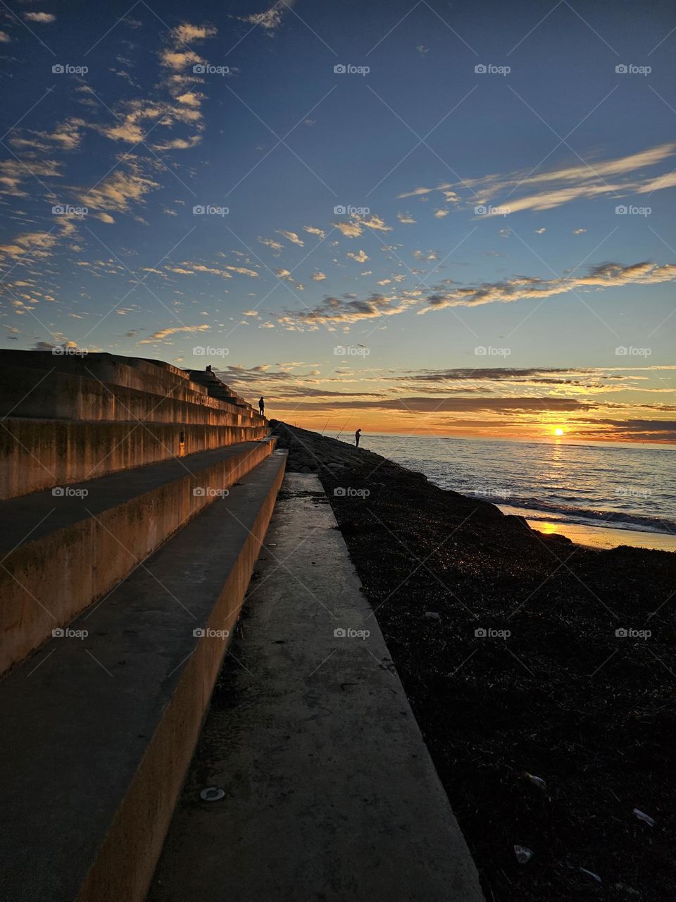 Beautiful Sunset in Durrës