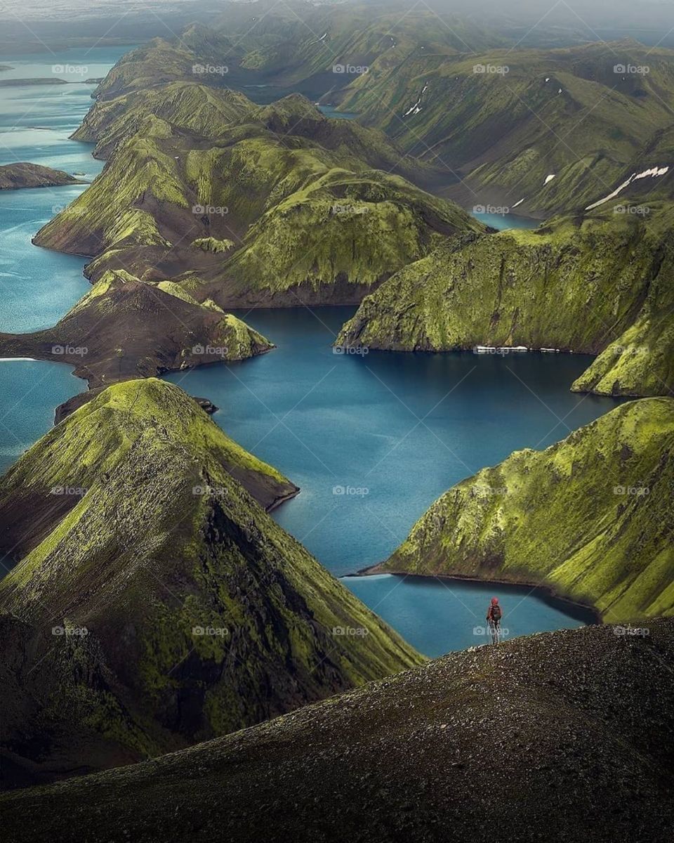 natural green mountain water