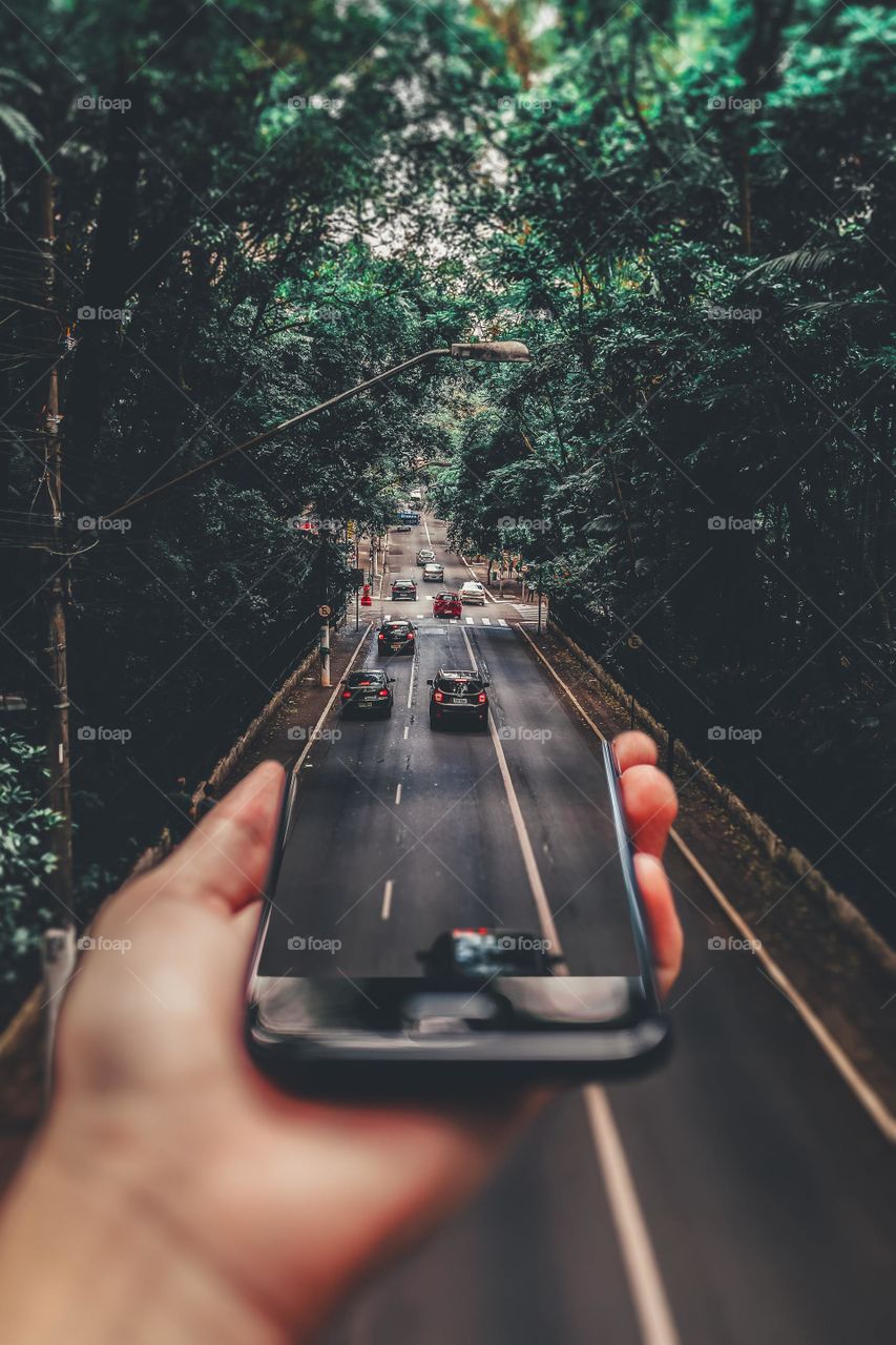 Road and mobile