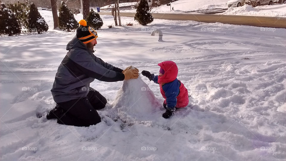 Building a Snowman Together