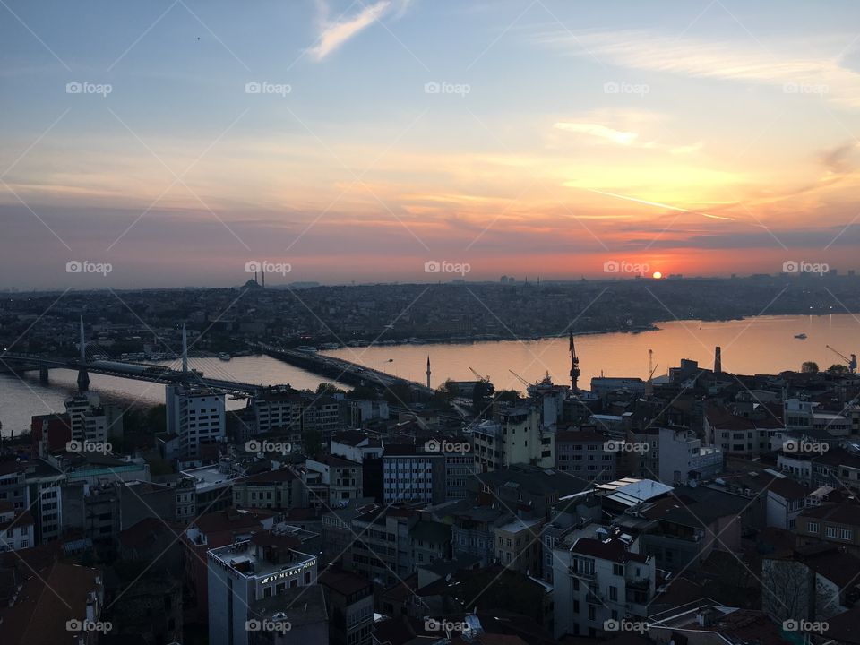 Istanbul sunset 