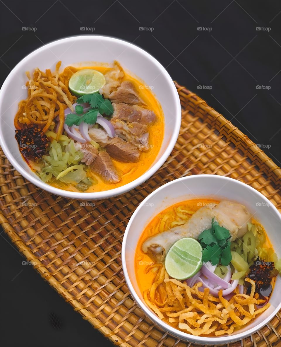 thai curry noodle call "kaw soi"