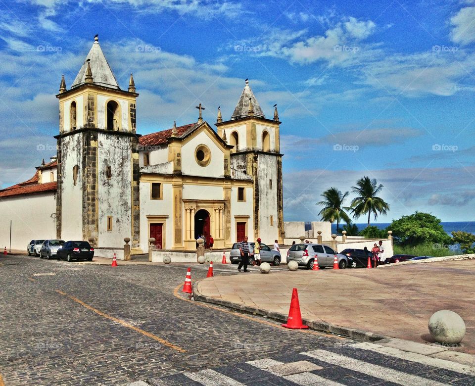 Olinda church . An old church at Olinda city. 