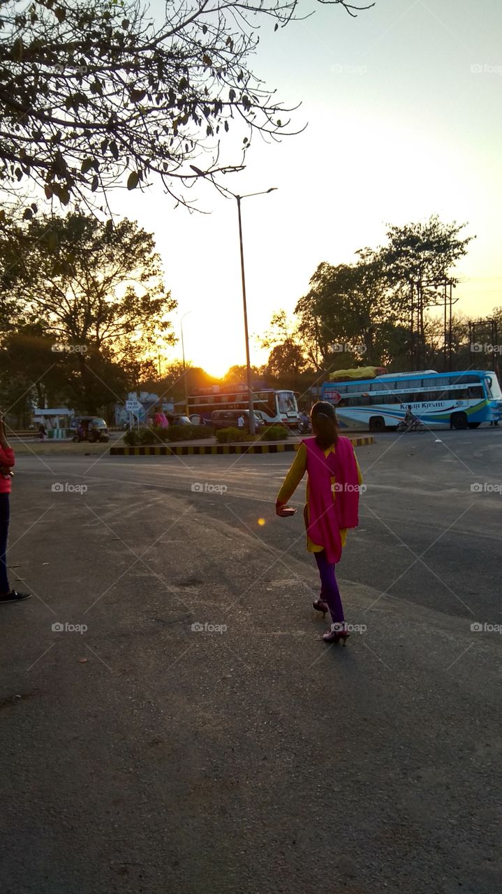 "Sunsets are just to show a beautiful meaning of the day"