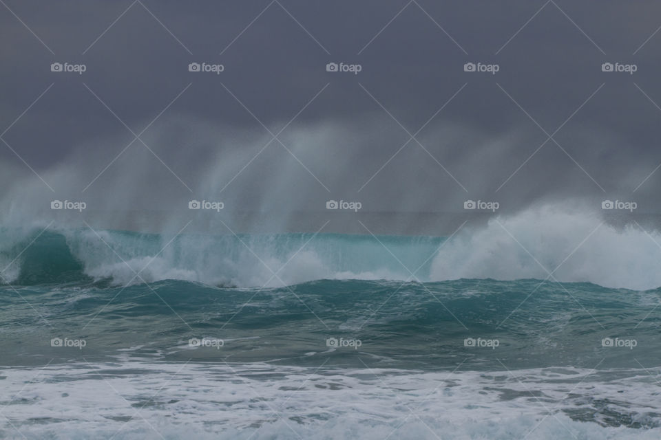 Storm at the ocean