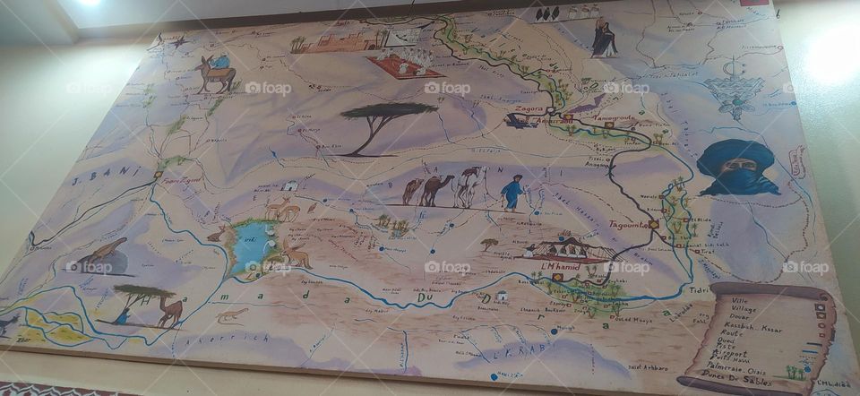 the map of southeast of Morocco
nice draw