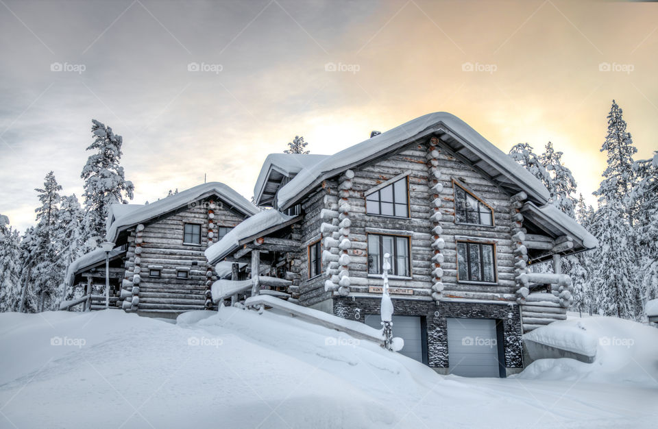 View of a house during winter