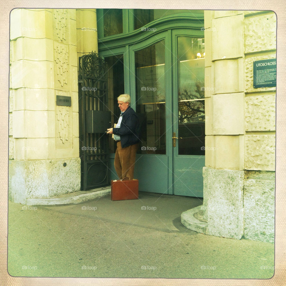 Street, Door, People, City, Window